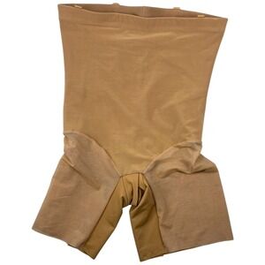 Honeylove SuperPower Short Sand XL high waist smoothing shorts open gusset